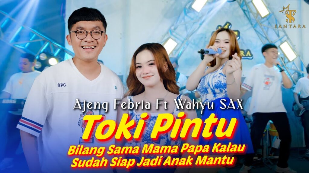 Here is the rewritten title in Bahasa Indonesia, with "Lirik Lagu" at the front and a separator between the singer and song title: **Lirik Lagu Toki Pintu – Ajeng Febria feat Wahyu Sax**